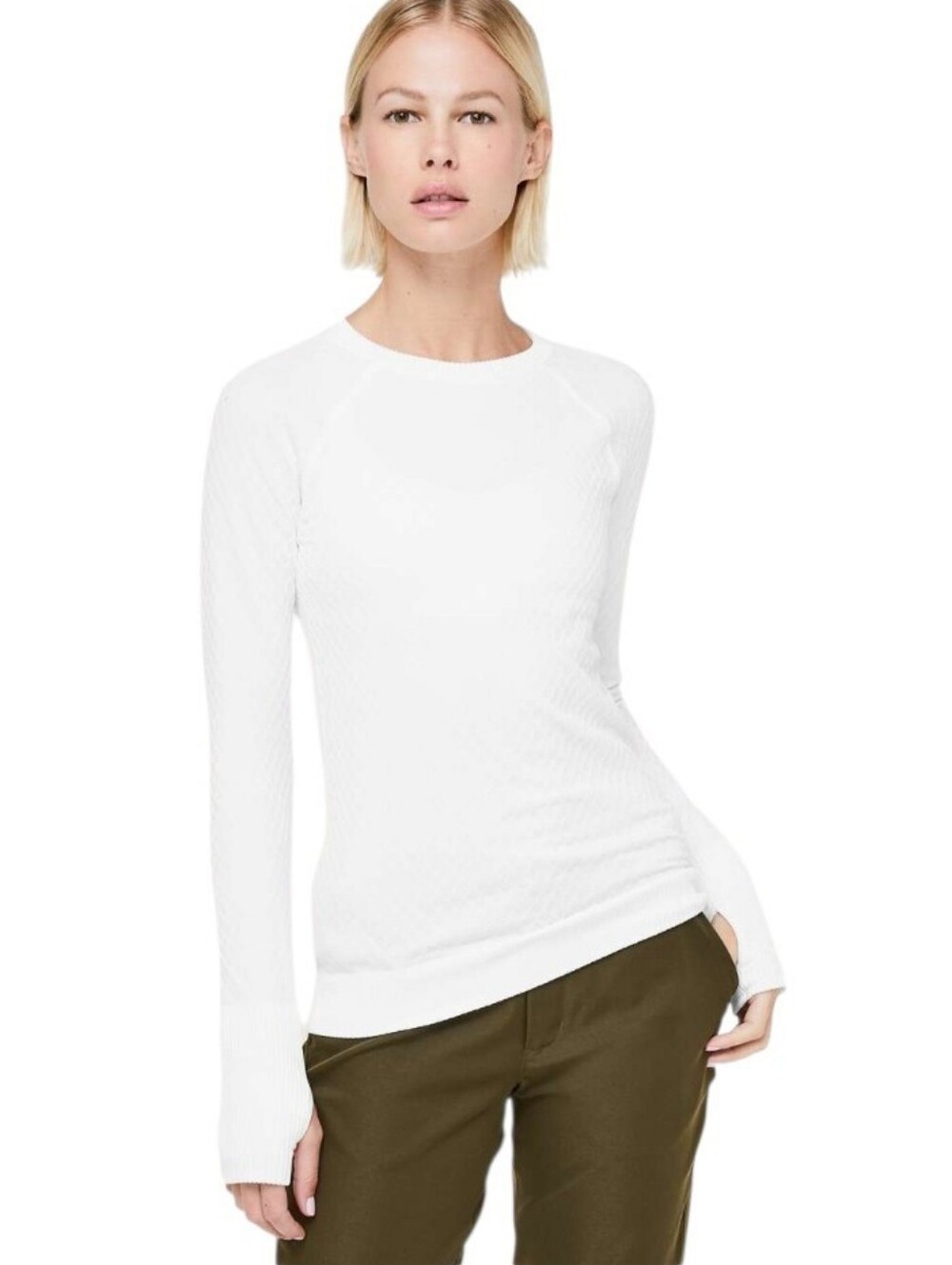 Lululemon Rest Less Pullover White / White